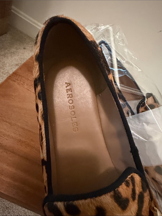 AEROSOLES Shoes - AEROSOLES Leopard-Print Ballet Flat in Tan and Black
